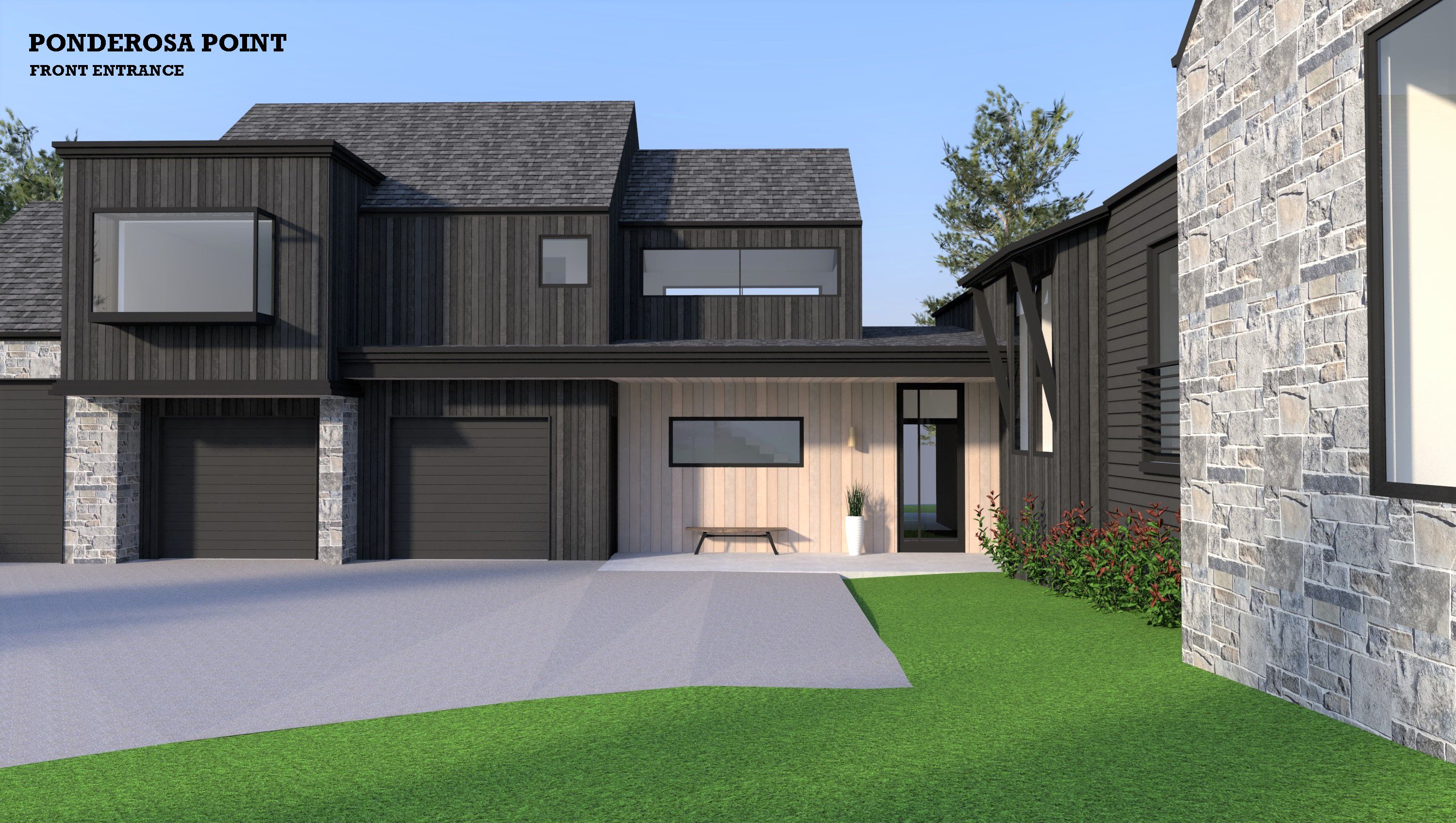 Ponderosa Point Front Entrance – Whitetail Club